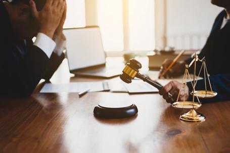 Concepts of lawsuits and bankruptcy decisions.